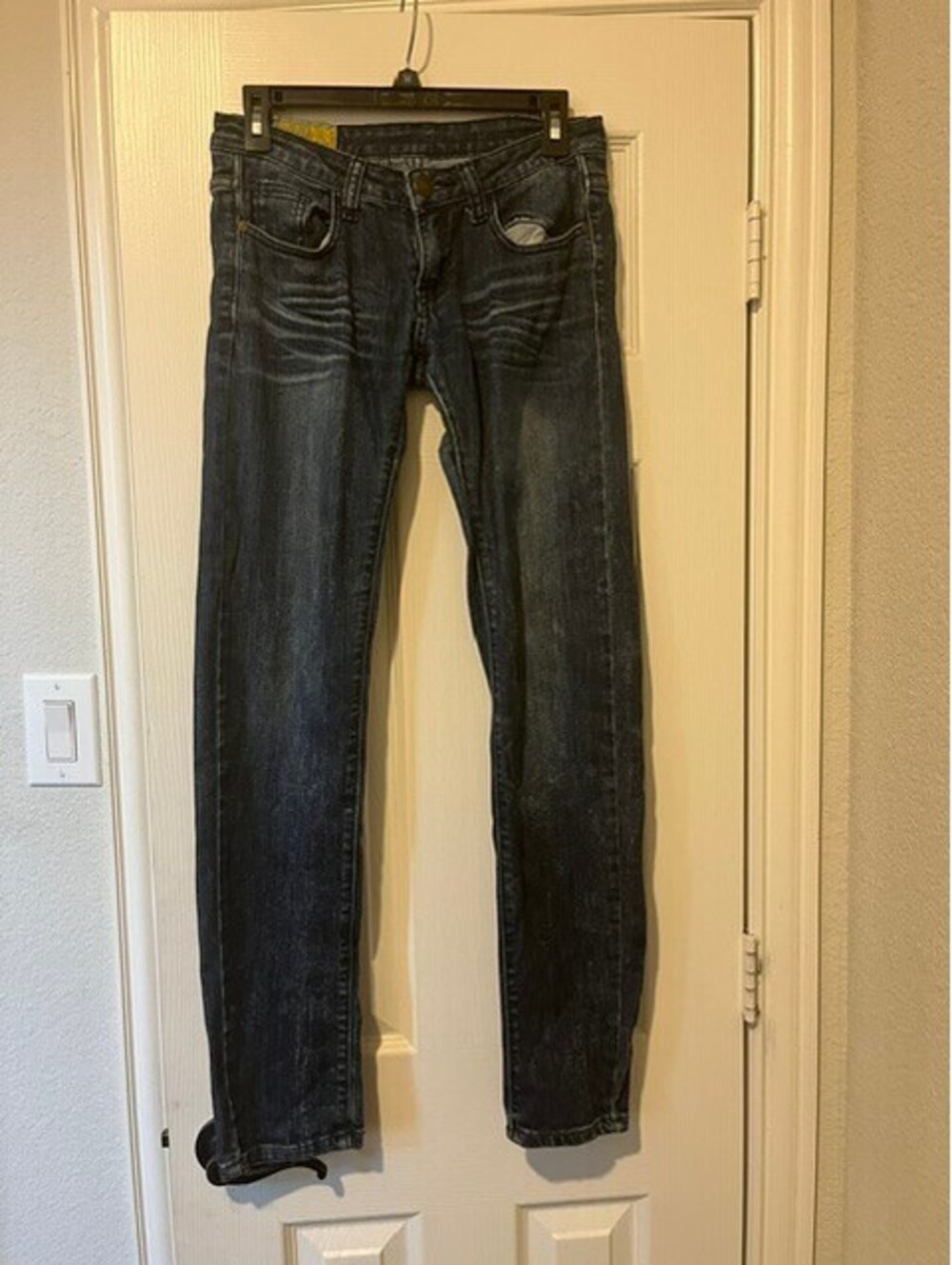 Machine Skinny 42 Women's Jeans USA 28 Dark Wash Denim